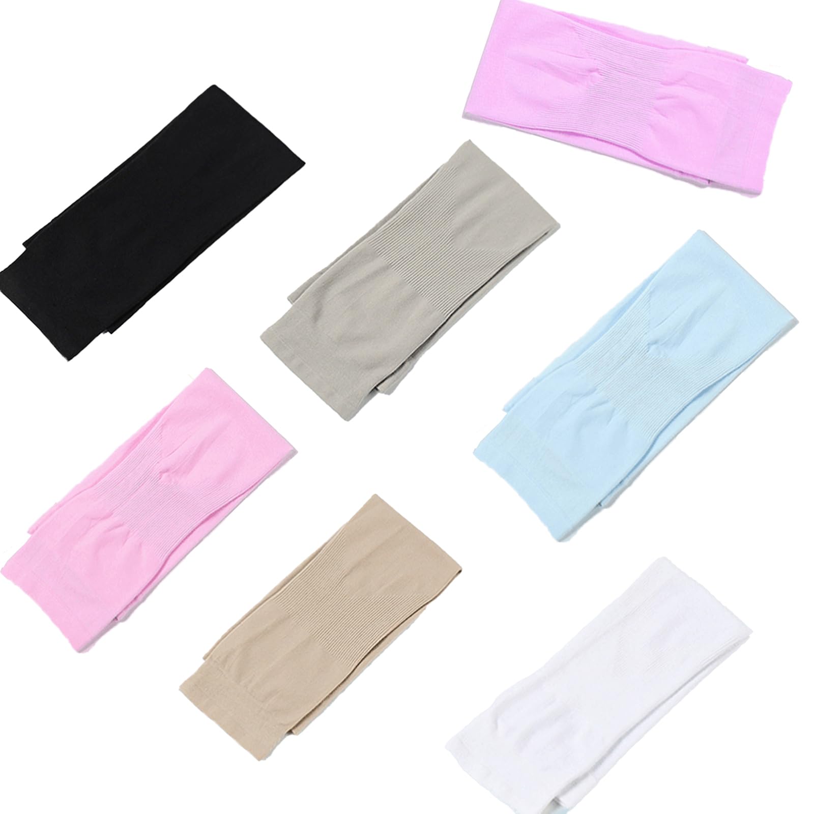 7 Coppie Maniche per braccia, Maniche a Braccio, Manicotti sportivi unisex per braccia Golf Travel Outdoor Sports offre Uomini e Donne con Protezione