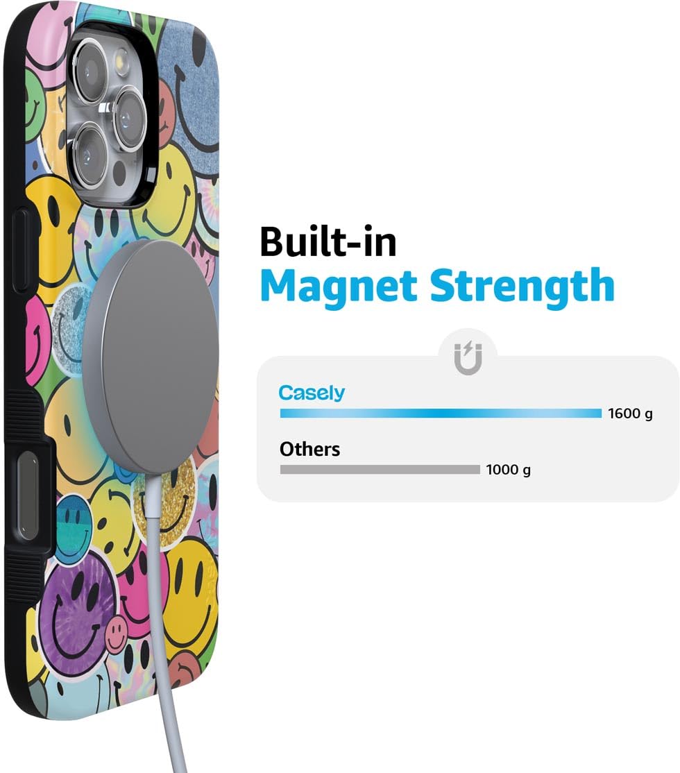 Amazon.com: Casely iPhone 16 Pro Max Case | All Smiles