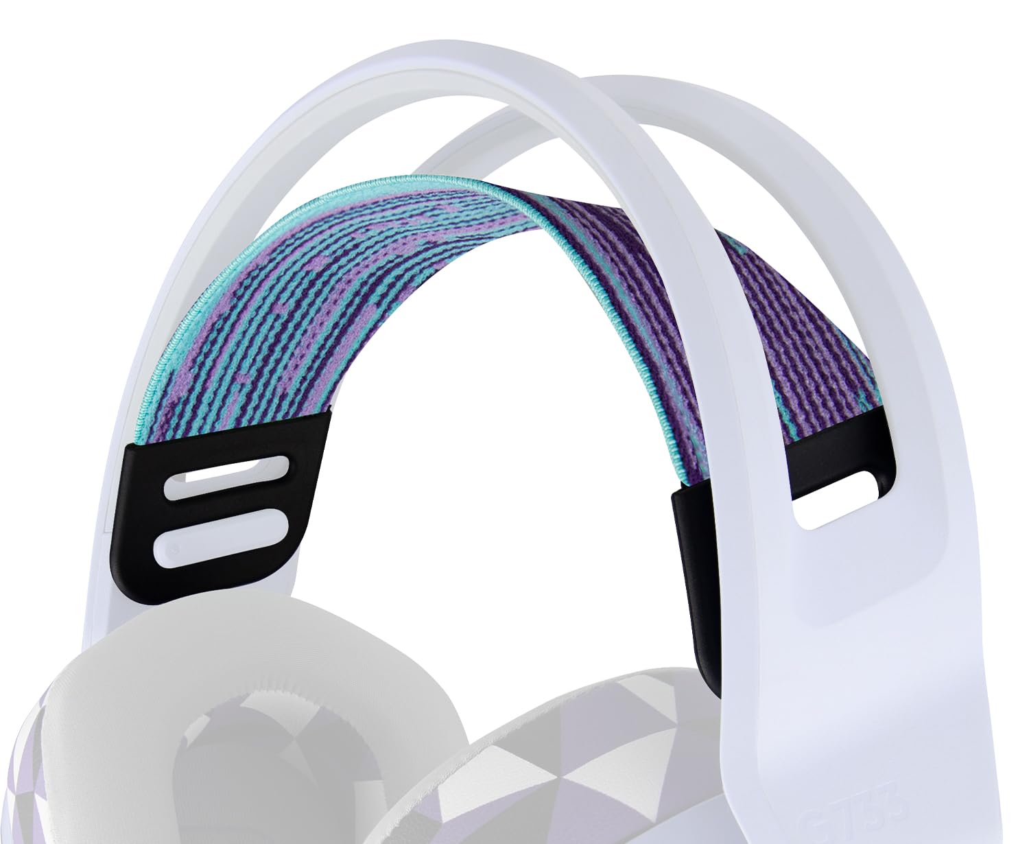 SOULWIT Headband Cover for Logitech G733/G535/G335 Gaming Headsets, Replacement Headstrap Pad Repair Part - Purple Point