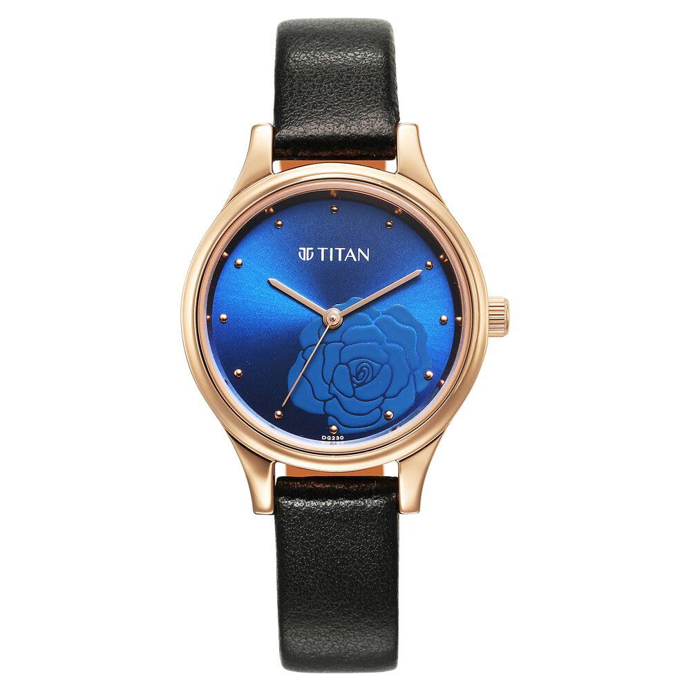 Titan Karishma Quartz Analog Blue Leather Strap for Women-2679WL01 (B0CSZ6J2WJ) Amazon Price History, Amazon Price Tracker