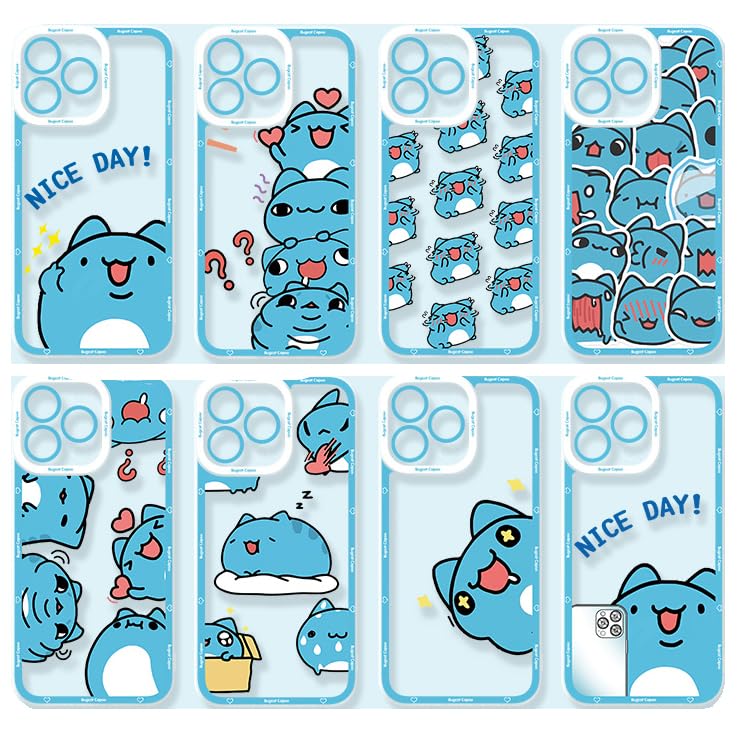 Amazon.co.jp: PERL 貓貓蟲 スマホケース カポ 可愛い 蟲×ミスド