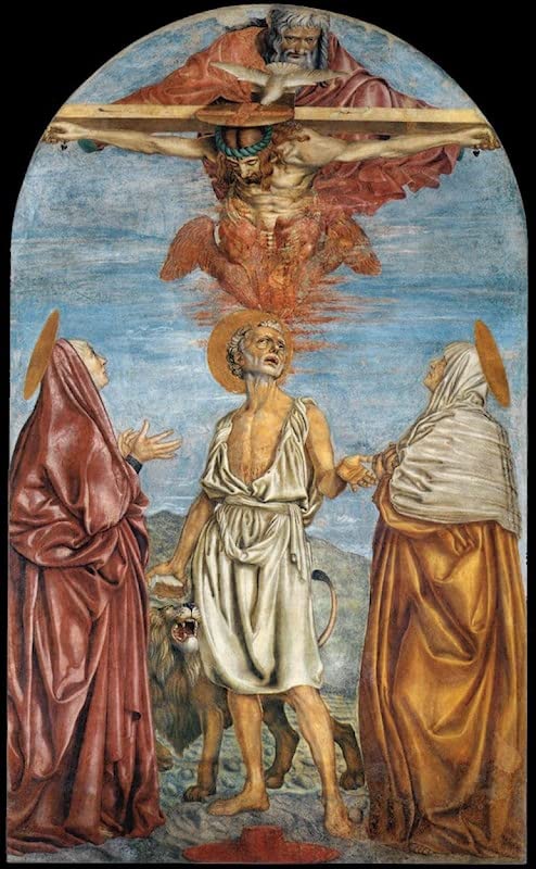 Affiche Andrea Del Castagno 60x90cm poster le saint et les deux saints