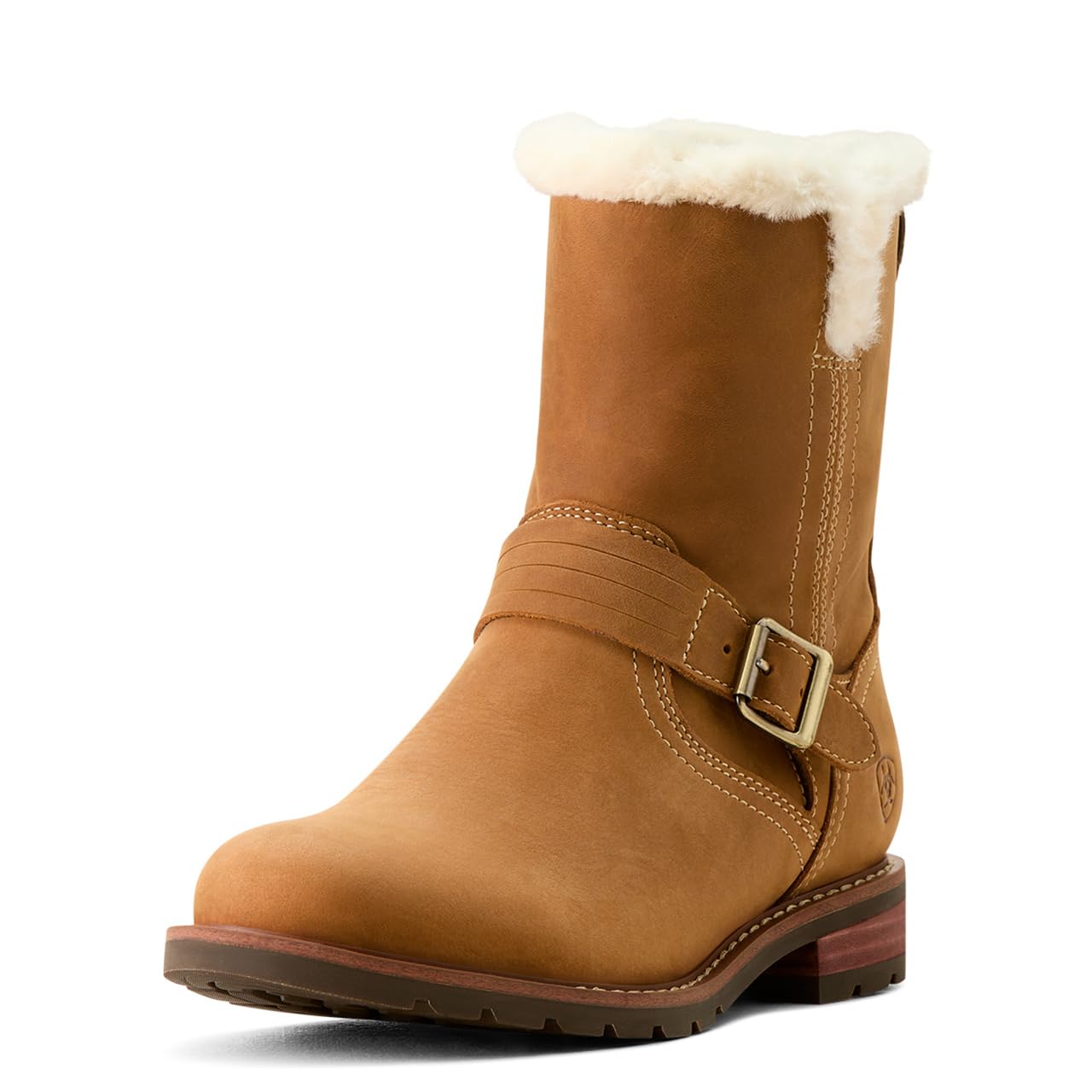 Ariat Womens Savannah Sherpa Waterproof Boot Carmel Tan 7 5