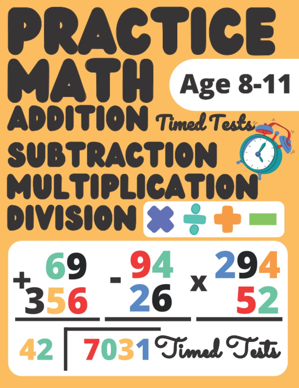 Math Practice Addition and Subtraction- Multiplication And Division Workbooks For 3rd 4th 5th Grades: Double & Triple Digit Addition and Subtraction ... Grade Math Workbook For Kids Homeschooling