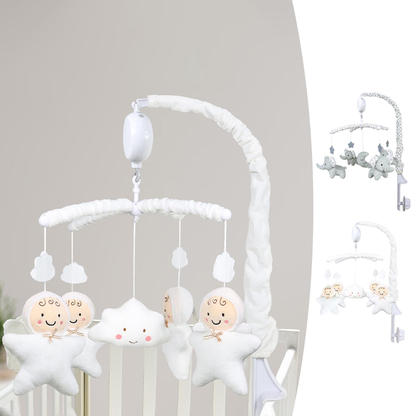 Musical Crib Mobile, Nursery Mobile para cuna Cuna de guardería de la de | Juguete móvil de alto contraste, decoración de viveros de animales, para la habitación del bebé
