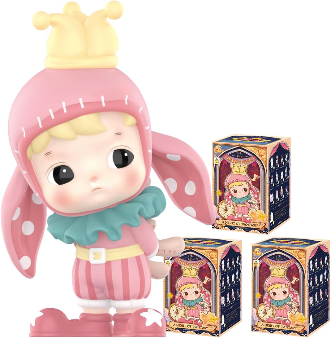 HACIPUPU HACIPUPU A Night of Fantasy Series Figures 3Boxes Premium Design Gifts for Women Fan-Favorite Collectible Chic Art Toy Action Figure