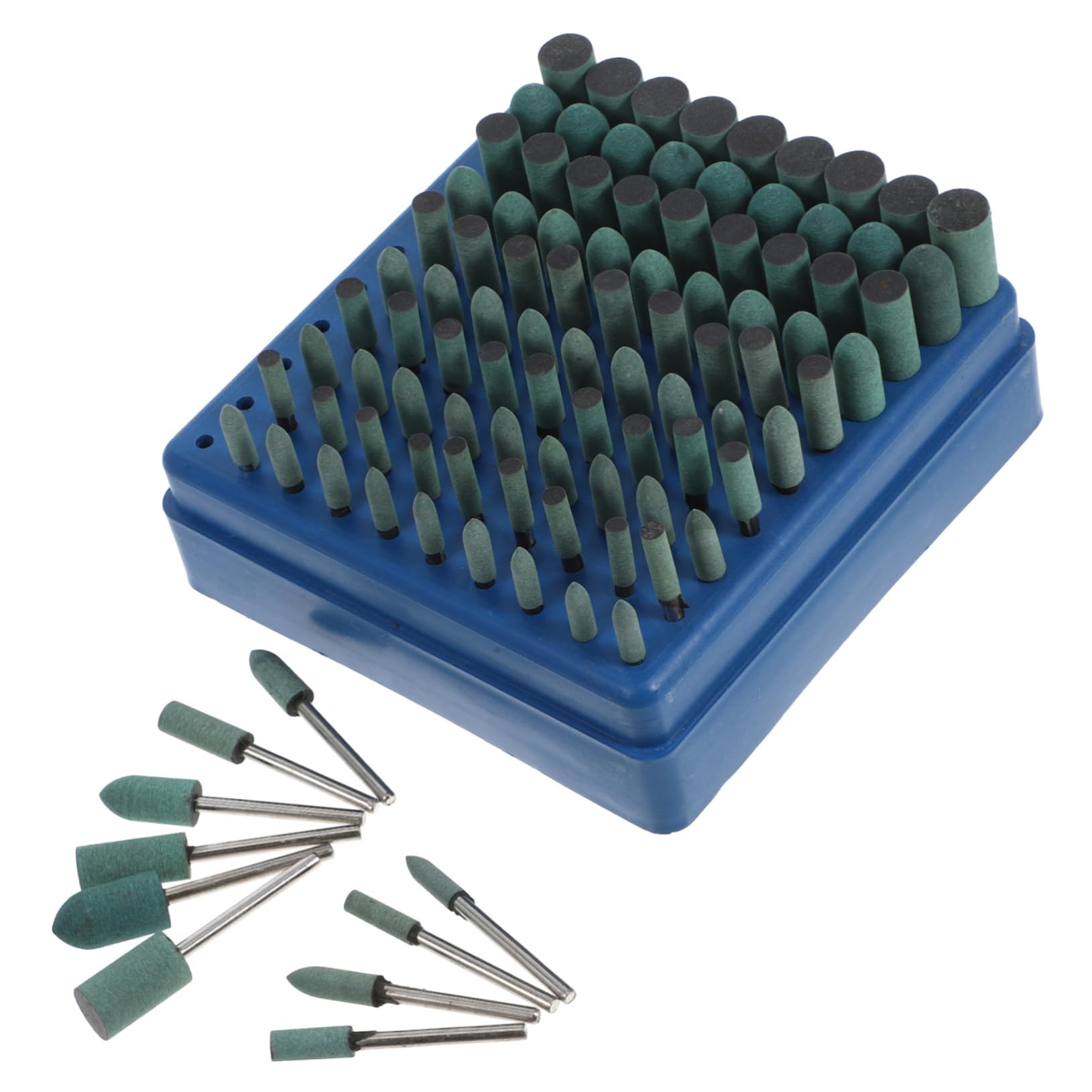 BUGUUYO 4 Sets Grinding Bits for Plastic Sanding Polishing Wheels for Drill Grinder Abrasive Stone