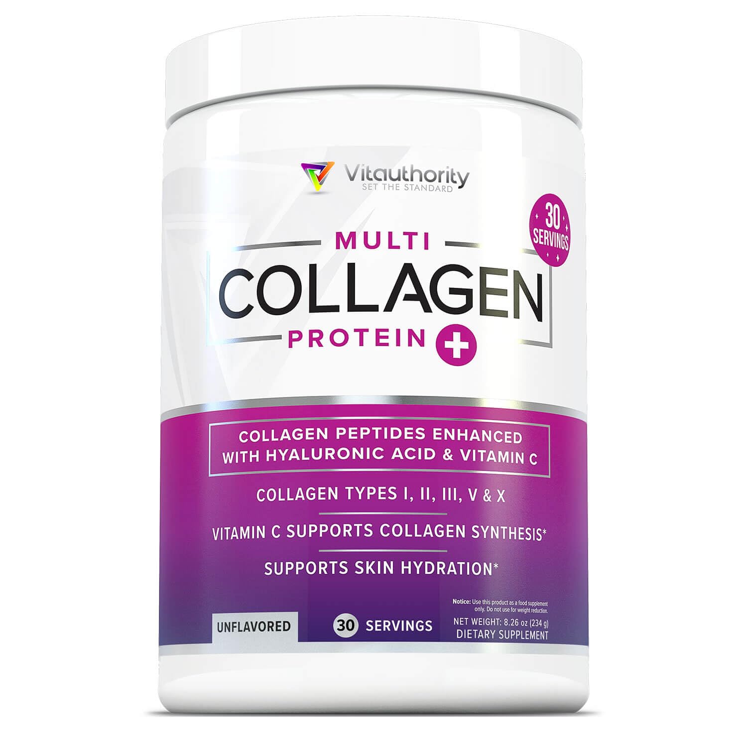Vitauthority Multi Collagen Peptides Powder