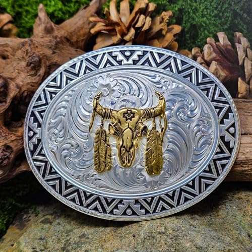 Image of Montana Silversmiths Western Lifestyle Southwestern Series Made in the USA Belt Buckle