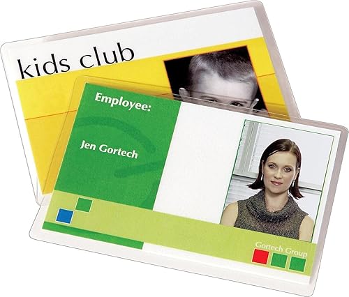 Miniatura 6 de Fellowes 52033 Bolsas de laminación, 5 mil, 3 78 x 2 58, tamaño de identificación, 25paquete