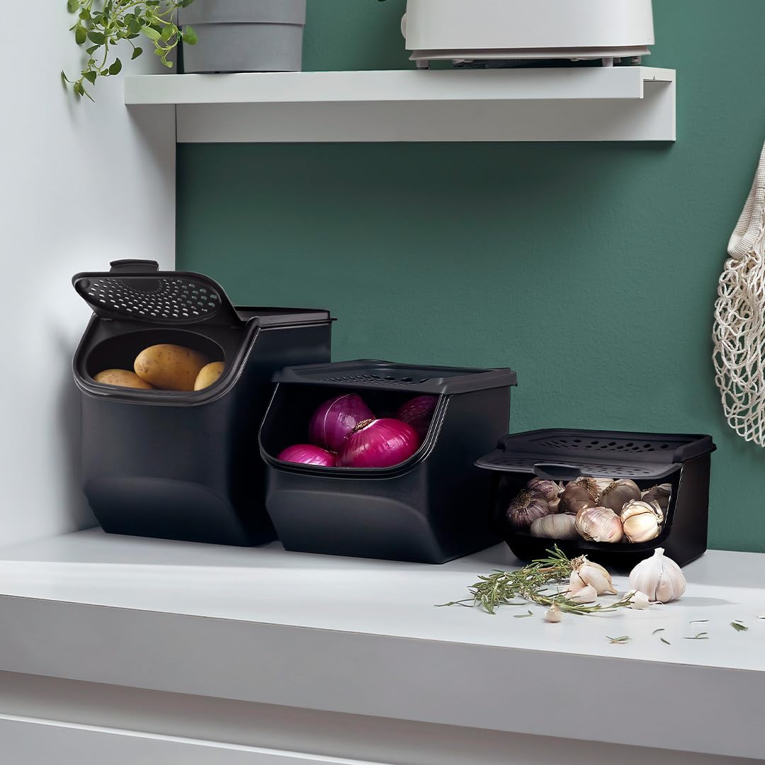 Tupperware Set - PotatoSmart 8,3L, OnionSmart 5,5L & GarlicSmart 2,3L