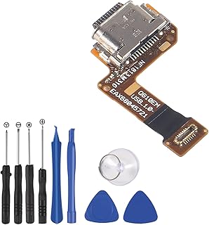 D-FLIFE Type-C USB Port Replacement USB Port Charging Flex Cable for LG Q7 Plus/Q7 Q610/Q610TA/MetroPCS Q610MA (for LG Q7 Plus/Q7 Q610)