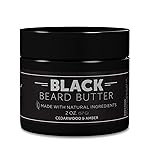 Detroit Grooming Co. Beard Butter for Men | Softens, Thickens & Hydrates with Safflower Oil & Shea Butter | Black Scent, 4oz
