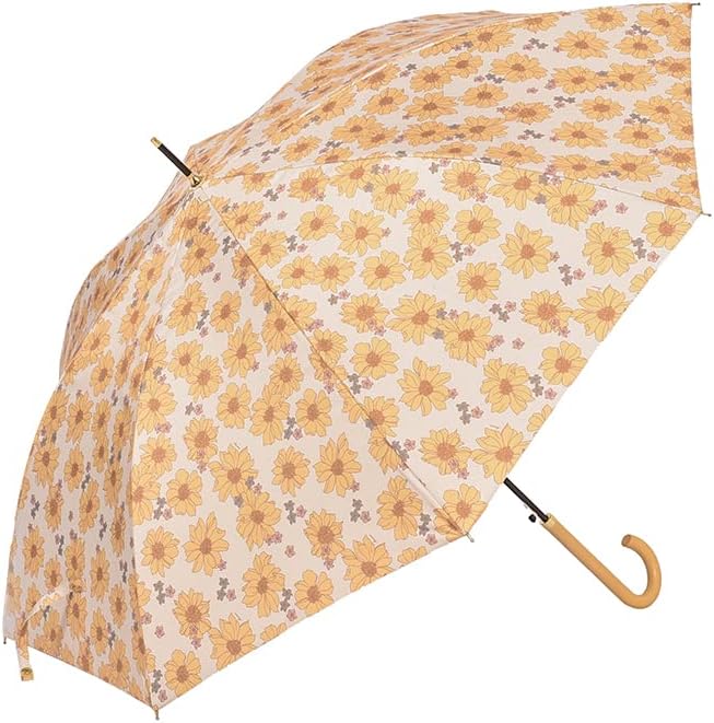 売れ筋ランキング Amazon限定ブランド Keledeyaレディース ジャンプ式 長傘 Uvカット 晴雨兼用 100 完全遮光日傘 軽量 Uv 99 9 以上 遮熱効果 ヒートカット 花柄 紫外線遮蔽 梅雨対策 親骨58cm Sparrow Rs