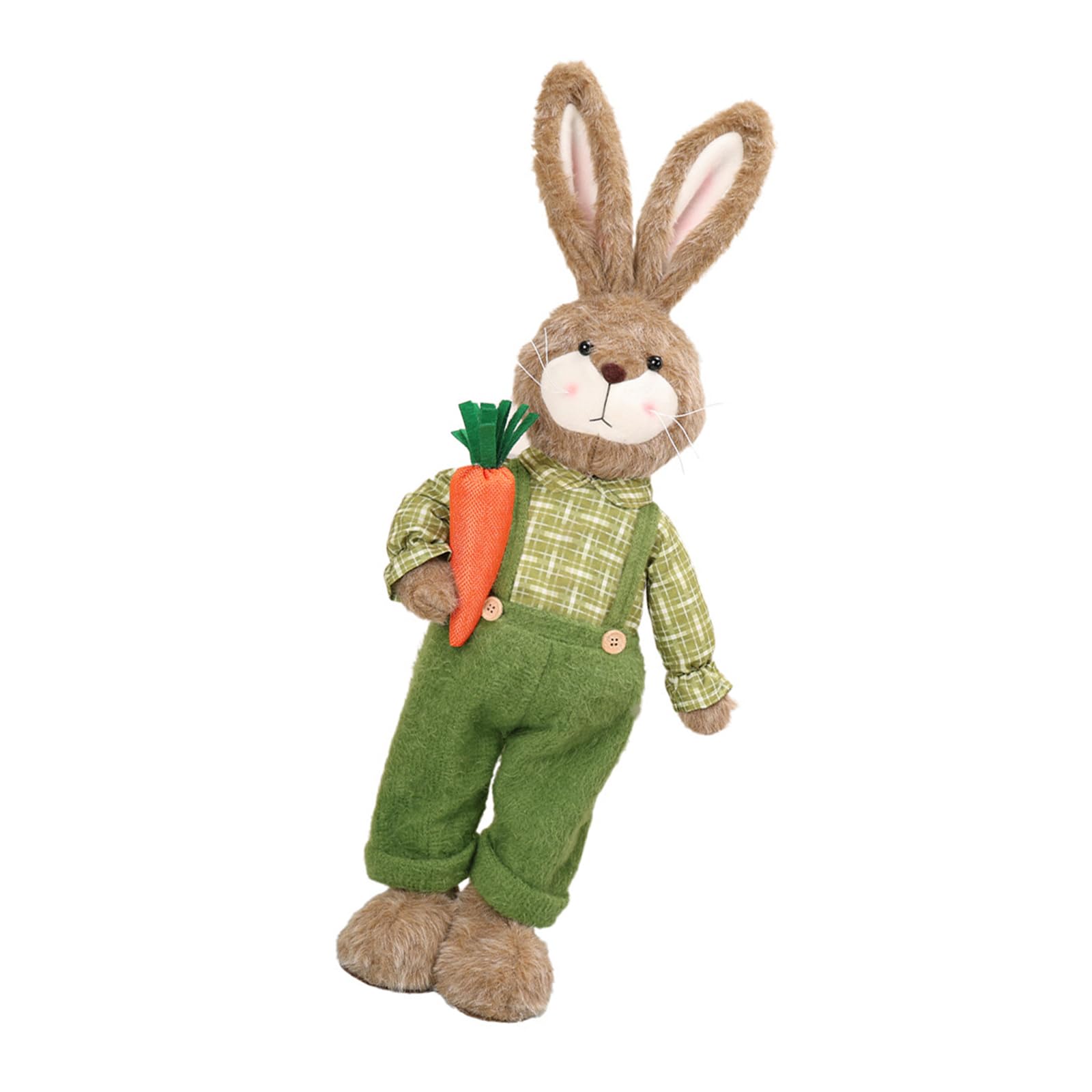 hogtnd Garden Rabbit Figures, Spring Home Table Decoration, Farmhouse Easter Bunny Figures
