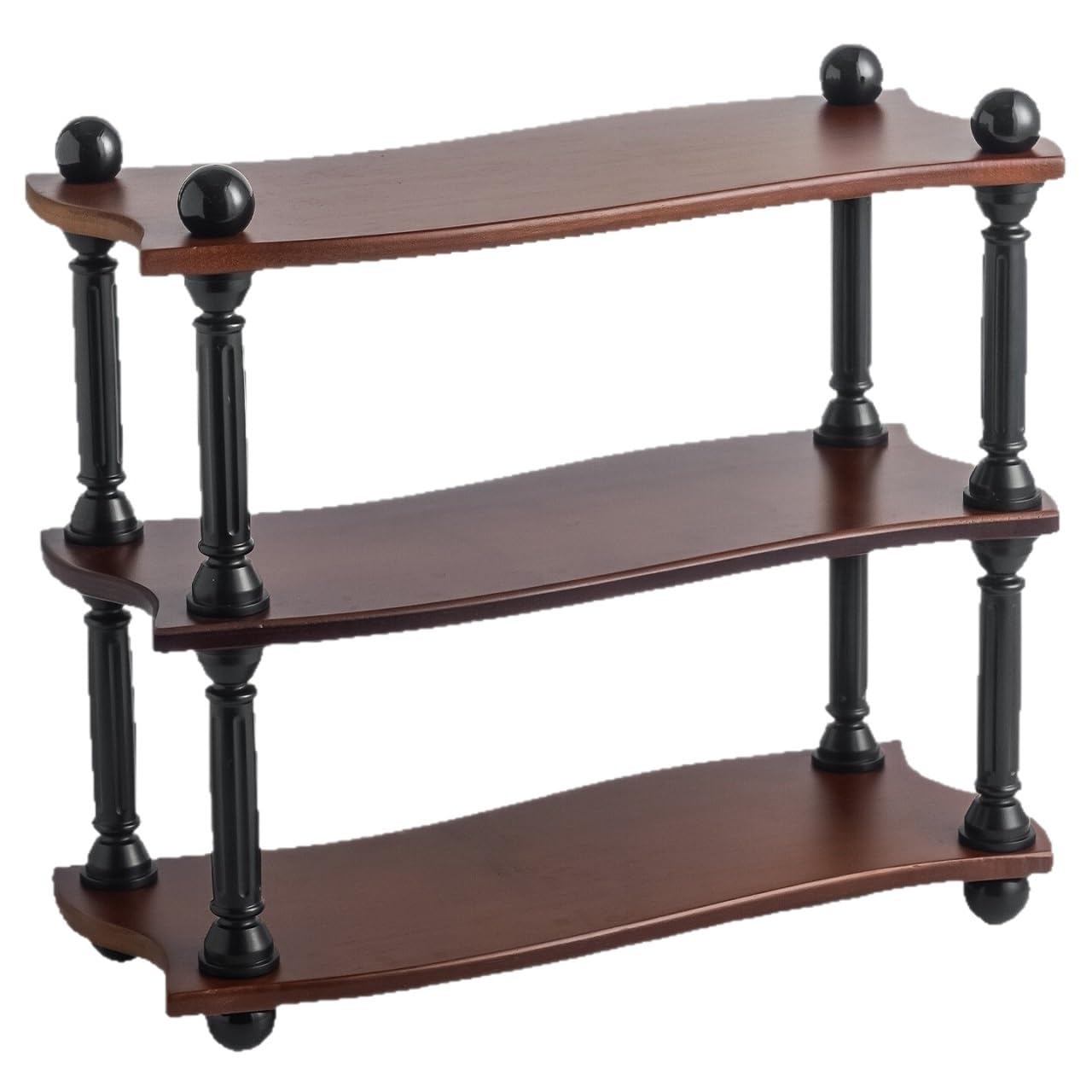 Soporte Para Tazas Estante de almacenamiento tazas tres capas cocina escritorio retro Para Encimeras De Cocina