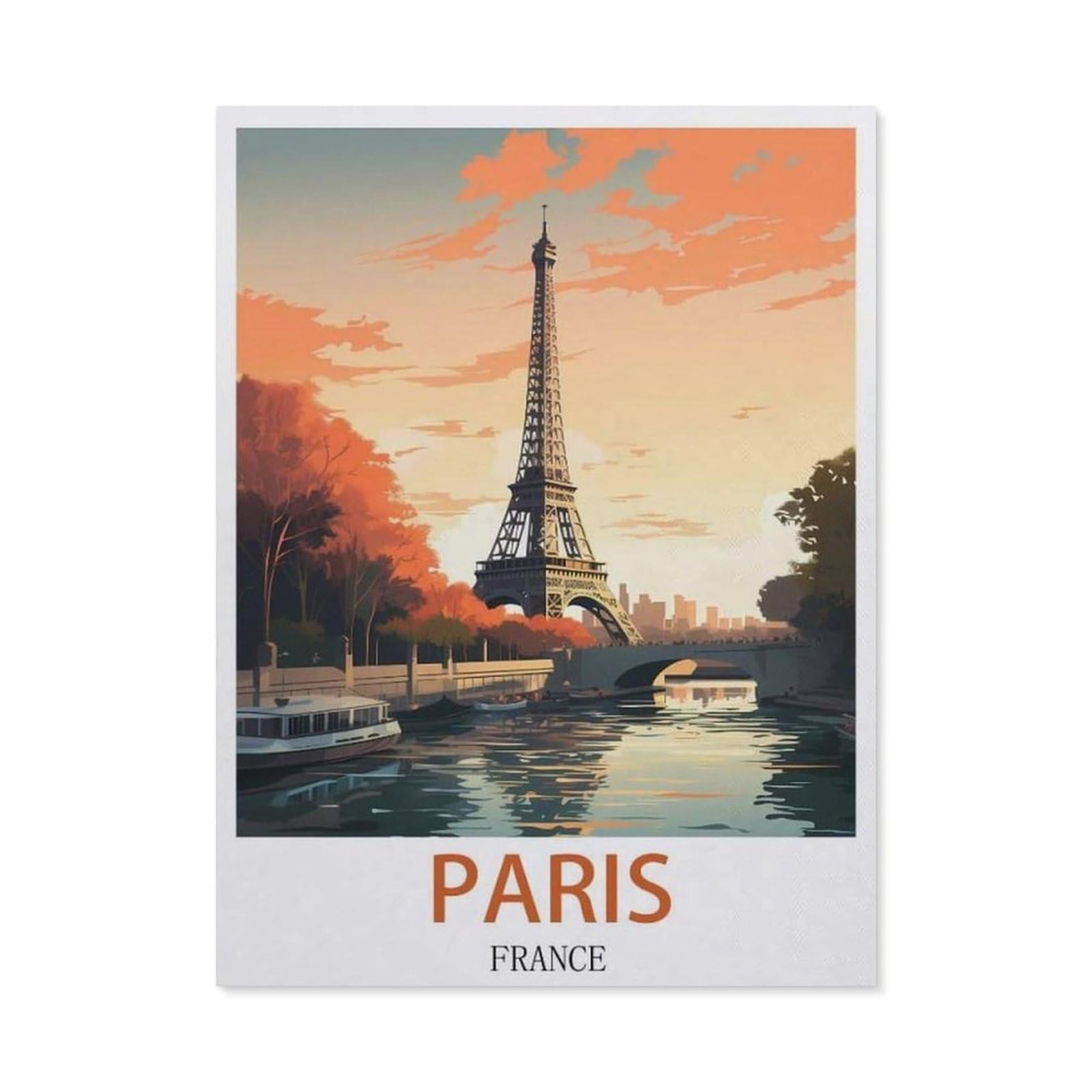 Metal Sign Tin Sign，Paris France(20x30cm）