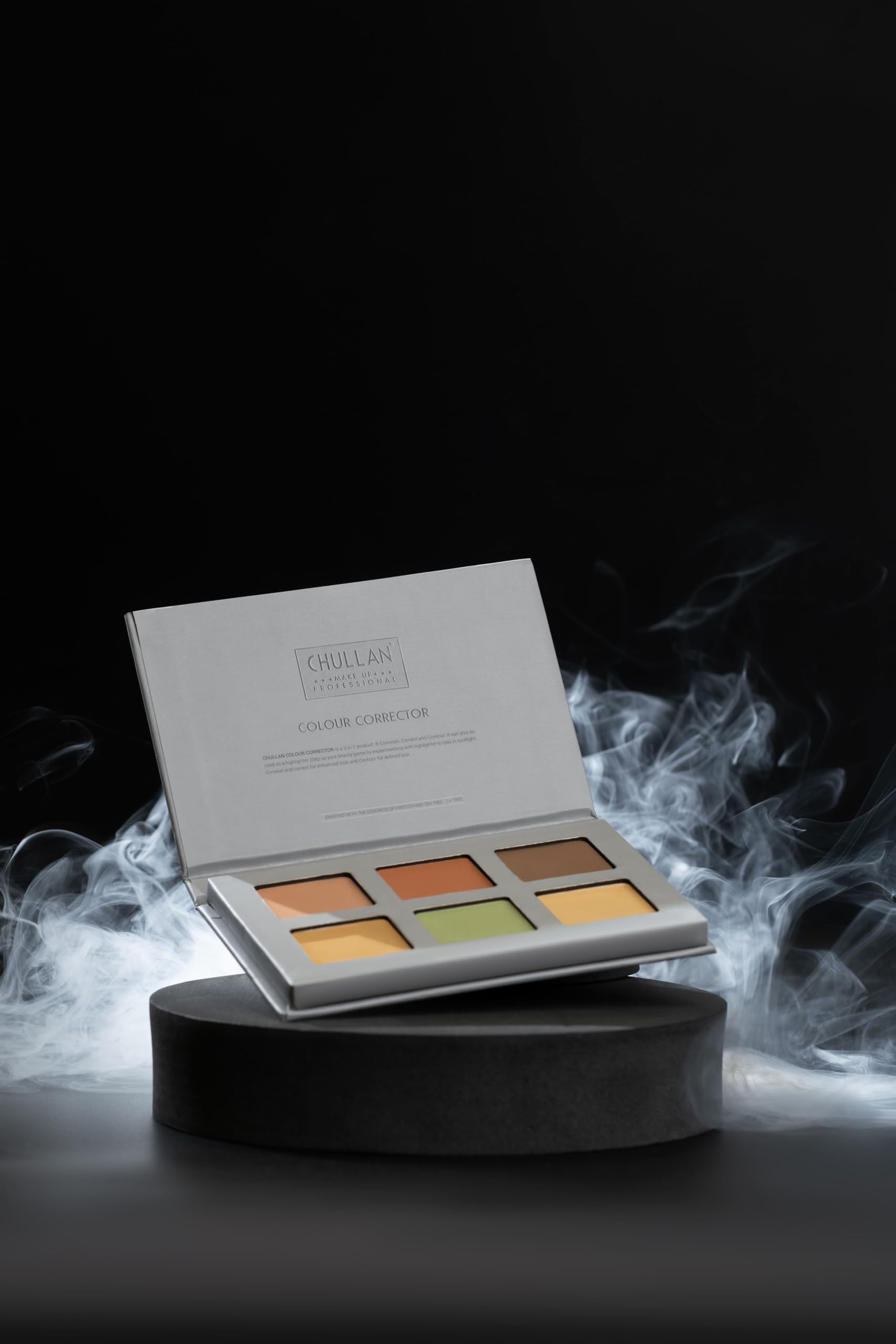 Colour Corrector Palette, 3-in-1 Conceal Correct Contour, Professional Makeup-image-1