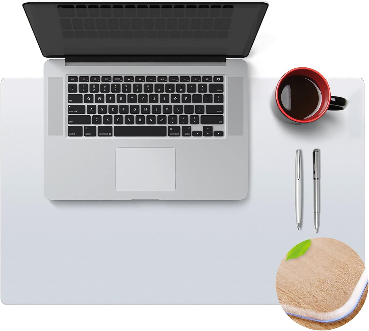 Writing Surface Amazon.com : WASJOYE Clear Writing Desk Pad with Non-Slip Matte Back ...