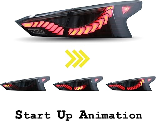 Miniatura 4 de inginuity time Luces traseras LED para Nissan Altima 2019-2022 con animación de puesta en marcha secuencial señal de giro montaje de lámparas