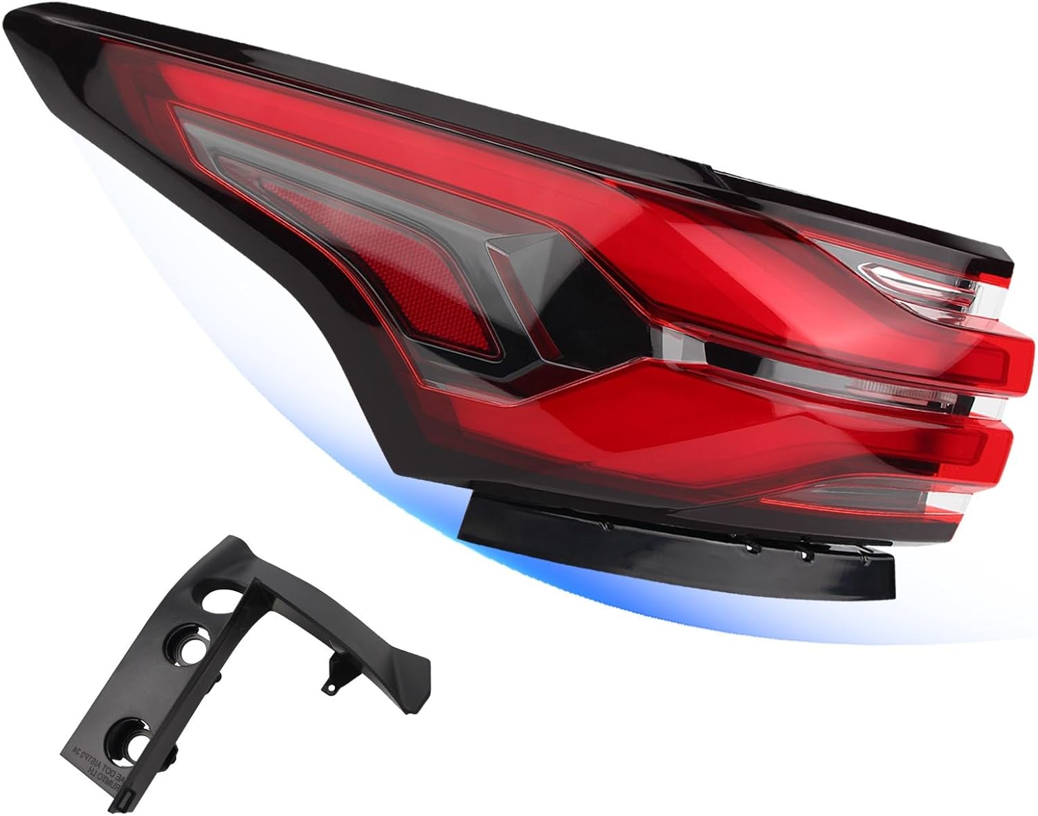 LED Tail Light Assembly Compatible with Chevy Traverse 2018 2019 2020 2021 Rear Brake Turn Signal Outer Taillight Replacement 85164968 84618032 GM2805130 (Right Passenger Side)