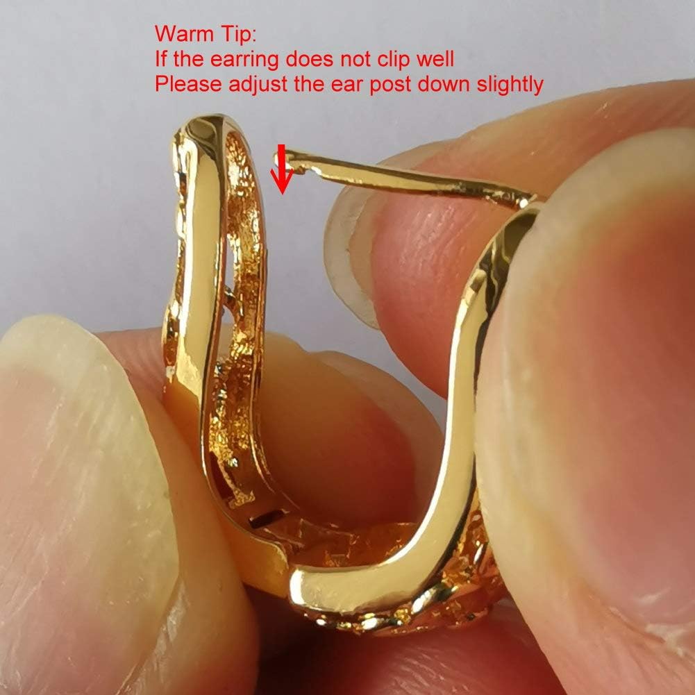 Dainty Filigree Wide Hoop Earrings for Women Boho Indian Oval Flower Huggie Hoops Trendy Hooped Jewelry Birthday Mom Xmas - Image 6