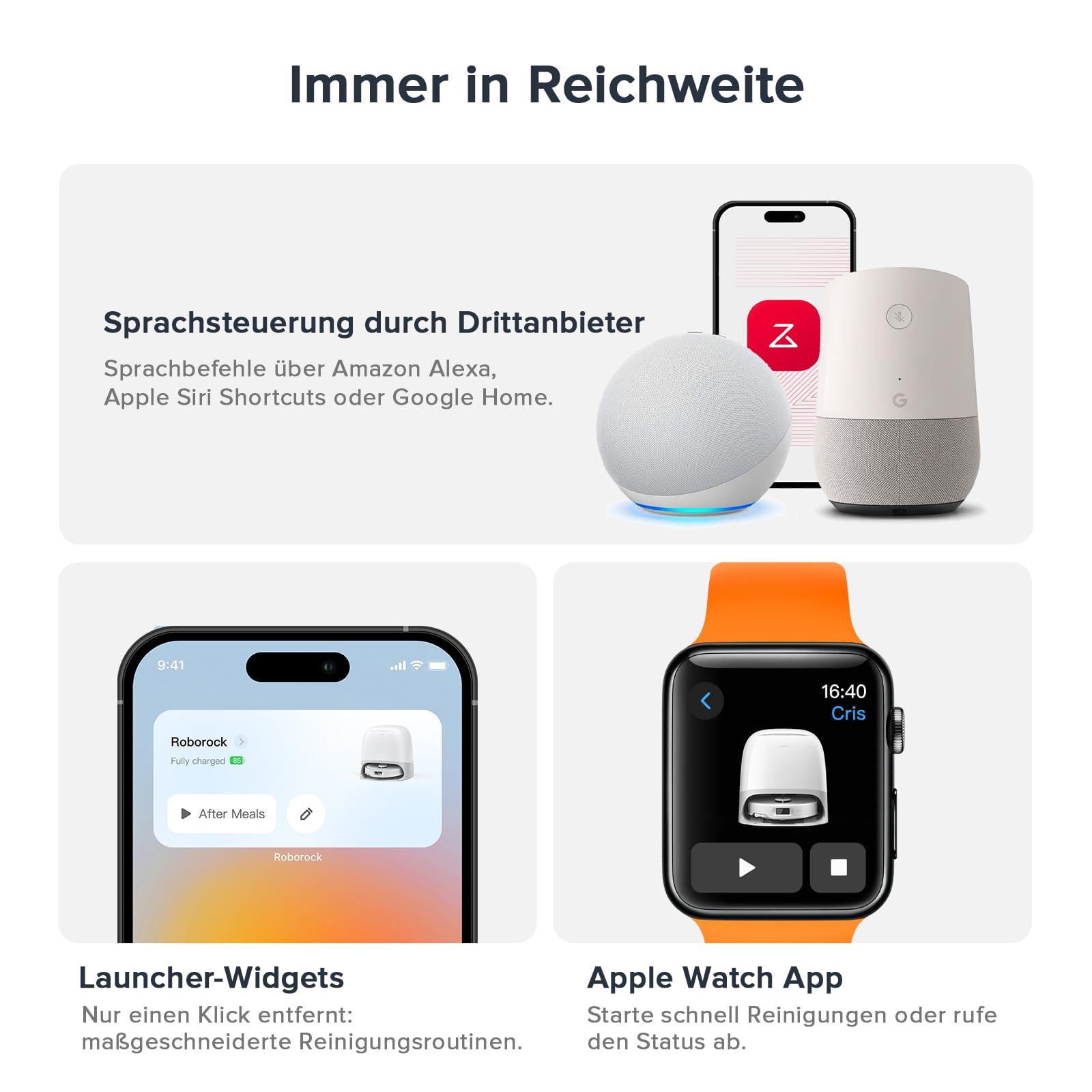 roborock Qrevo Curv S5X Saugroboter mit Saugleistung von 18.500 Pa, Dual Anti-Tangle-System, 75°C Heißwasser-Moppwäsche, Intelligente Schmutzerkennung, All-in-One-Dock (Weiß) (Generalüberholt)