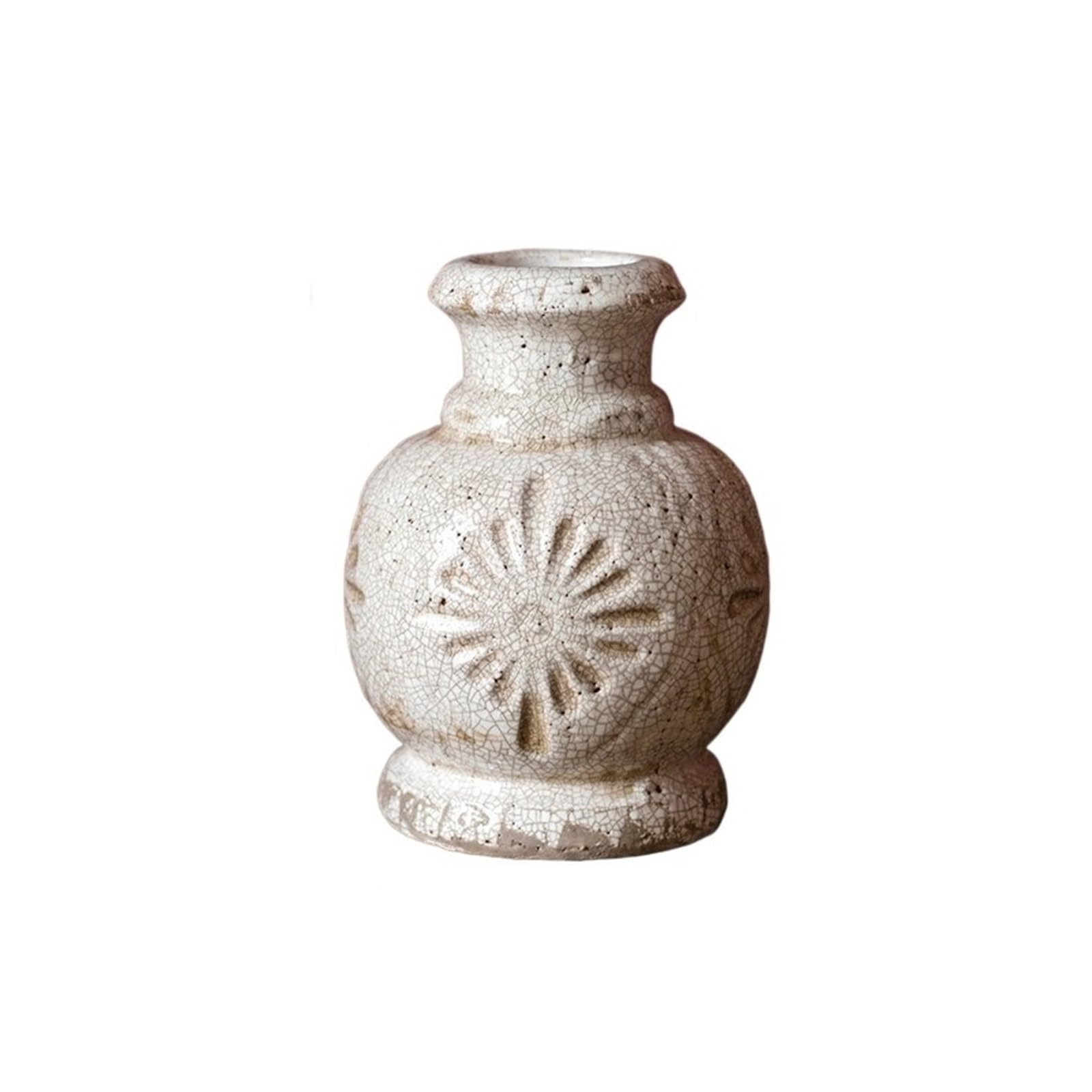 Wazon na kwiaty Vintage wazony ceramiczne dekoracja sztuka antyczny gruby słoik ceramiczny
