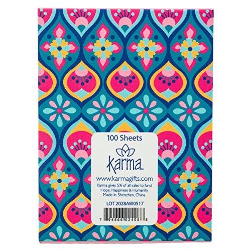 Image of Karma Gifts Notepads, Spanish Blue