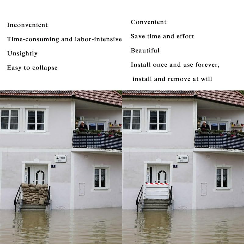 Barrera de agua para puerta de garaje que protege tu hogar durante las tormentas 8