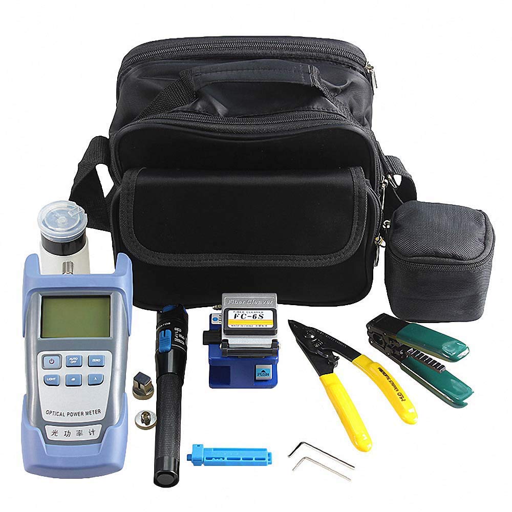 EtaysonFiber Termination Kit - 9 in 1 Fiber Optic Termination Kit - Professional Grade FTTH Fiber Termination Tool Bags