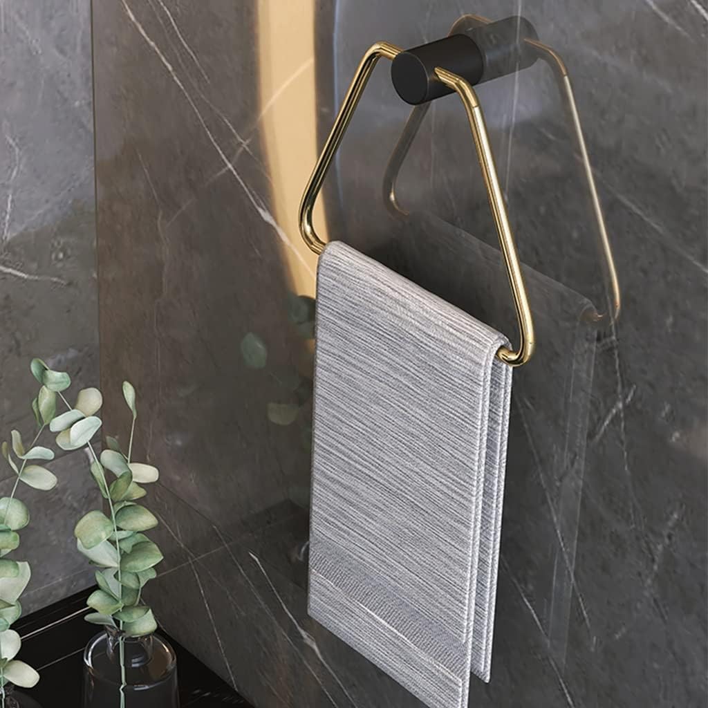 LSLYTQ Bathroom Towel Ring, Style Bathroom Towel Hanger, Bathroom Accessories