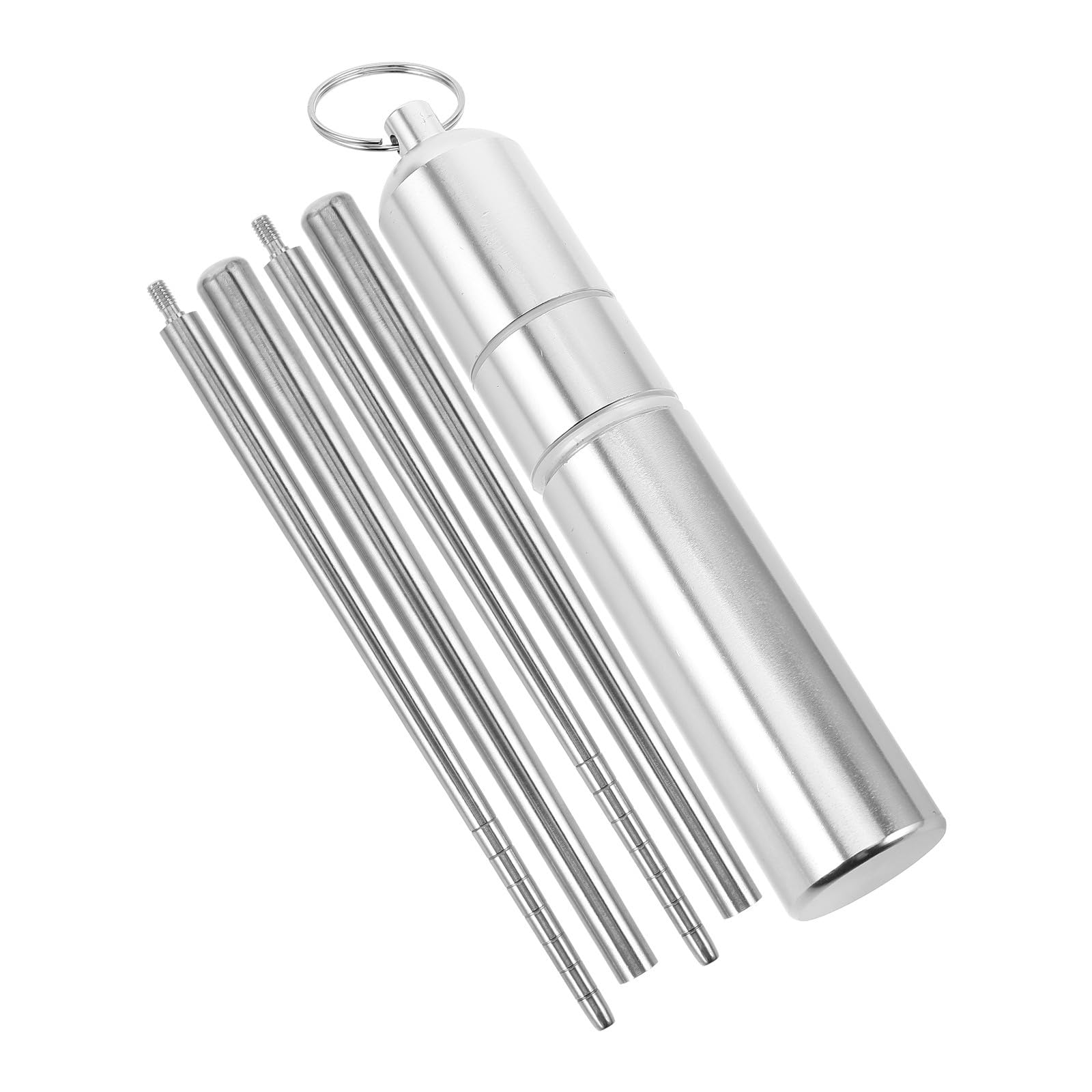 Palillos Coreanos Plegables PERSELOSO de Acero Inoxidable 304 con Estuche para Viajes