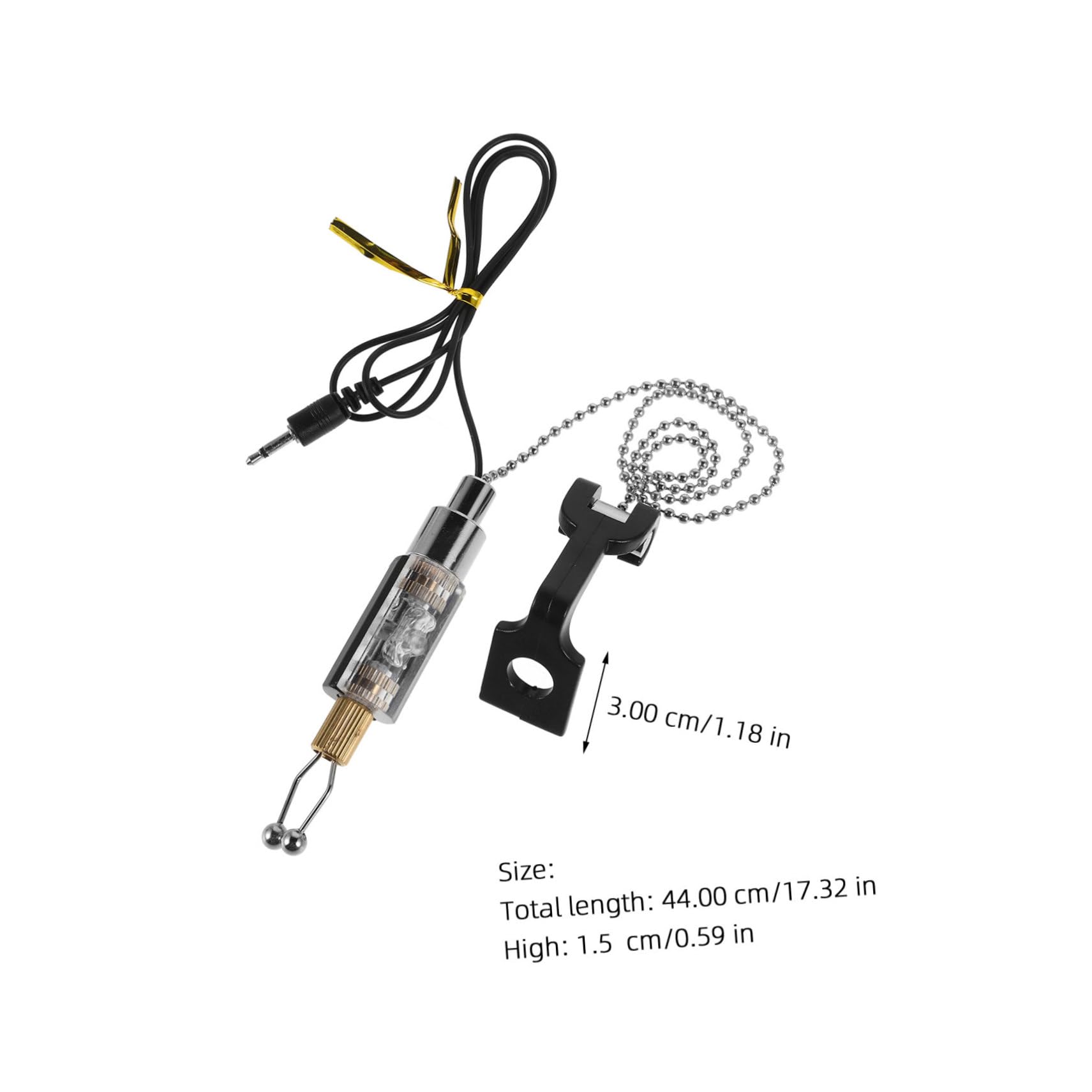 GALPADA Enhanced Night Fishing Experience Fishing Rod Bite Indicator Flashing Alarm Bell