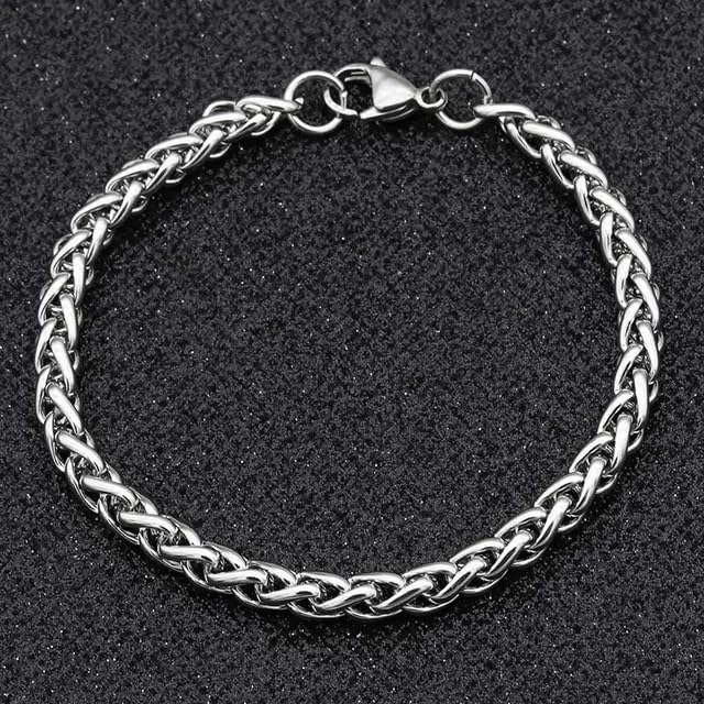 Image of Salty Alpha Anti Tarnish Bracelet for Men | Hand Bands for Boys | Wrist Bracelets for Man | Fashion Jewellery Accessories | Stylish Minimal Jewelry | Gift for Marriage, Birthday, Anniversary