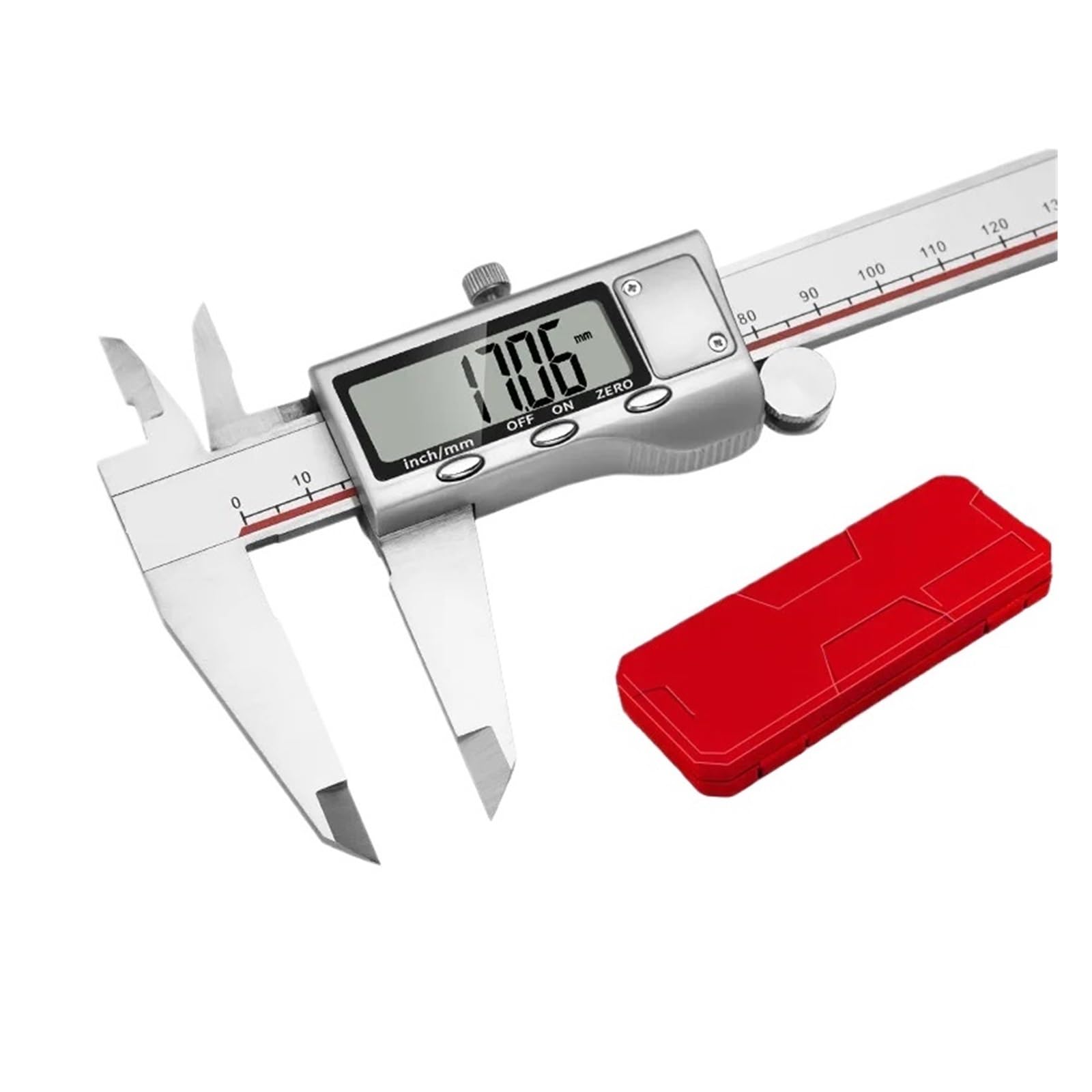 BDAYEK Vernier calipers Digital Metal Caliper Stainless Steel Vernier Calipers Electronic Micrometer Ruler Depth Measuring Tool Gauge Instrument(Digital display 300)