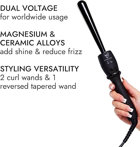 Miniatura 4 de Ion Trío de varita de rizo sin clip intercambiable