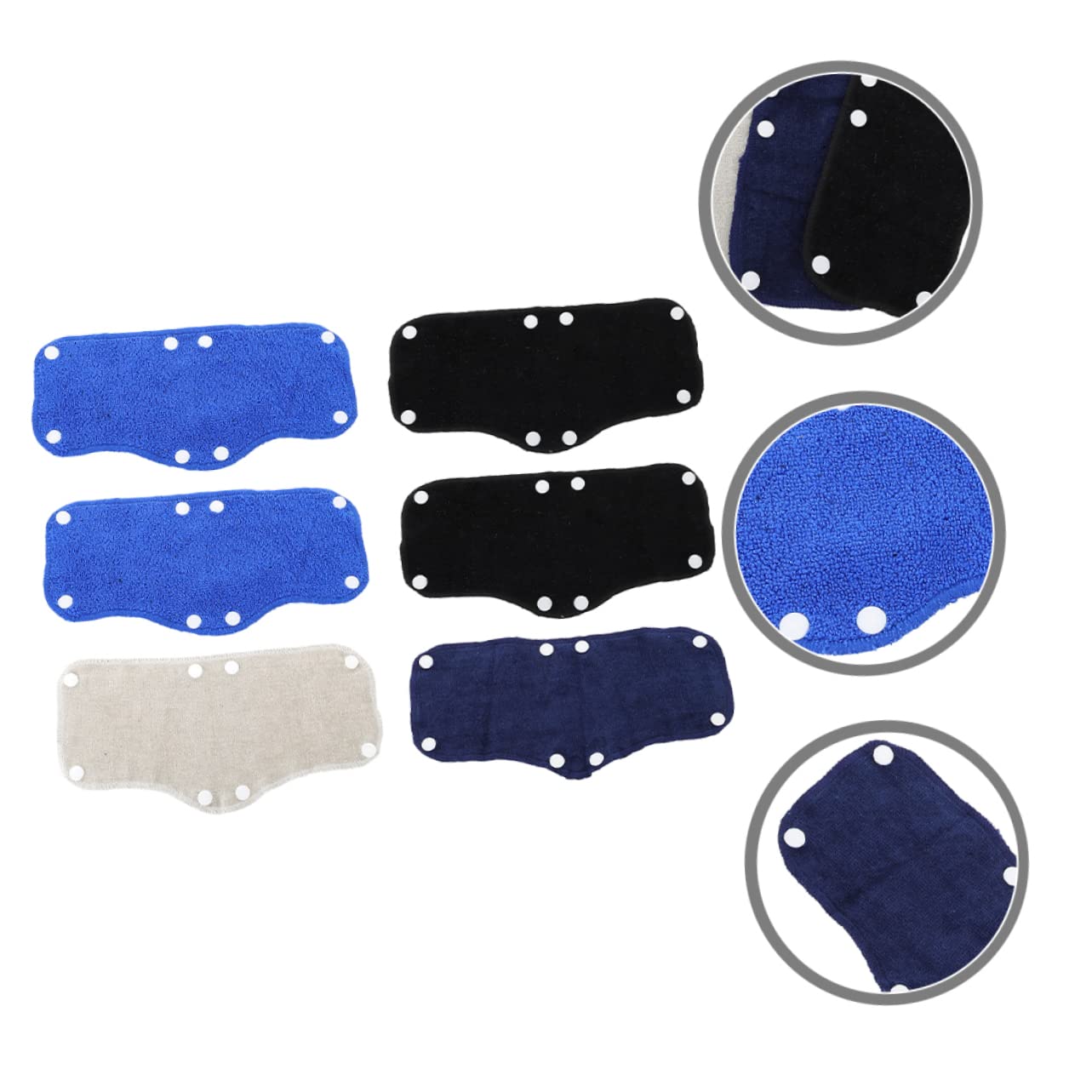 BESPORTBLE 24 Pcs Bandeau Anti-Transpiration Chaud Yoga Serviette Collier Anti-Transpiration Casque De Vélo Coussinets Anti-Transpiration Serviette D'Entraînement Lavage du Visage Bandeau