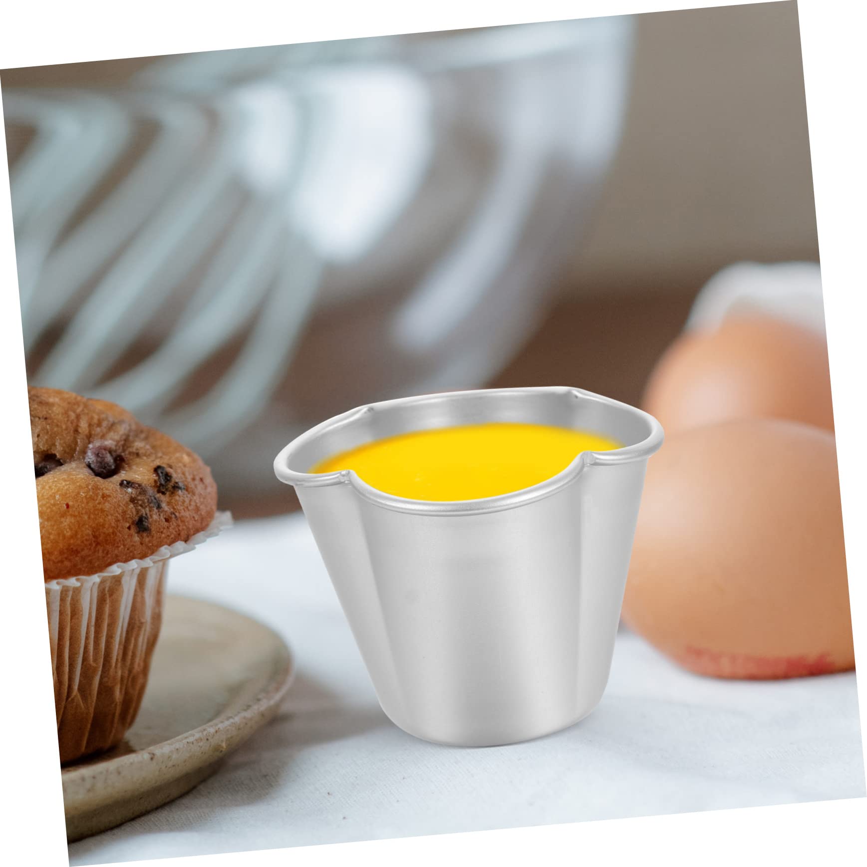 Amosfun Lot De 3 Moules À Muffins Antiadhésifs En Métal Pour La Cuisson Des Puddings Pour La Maison 6 Pièces X 3