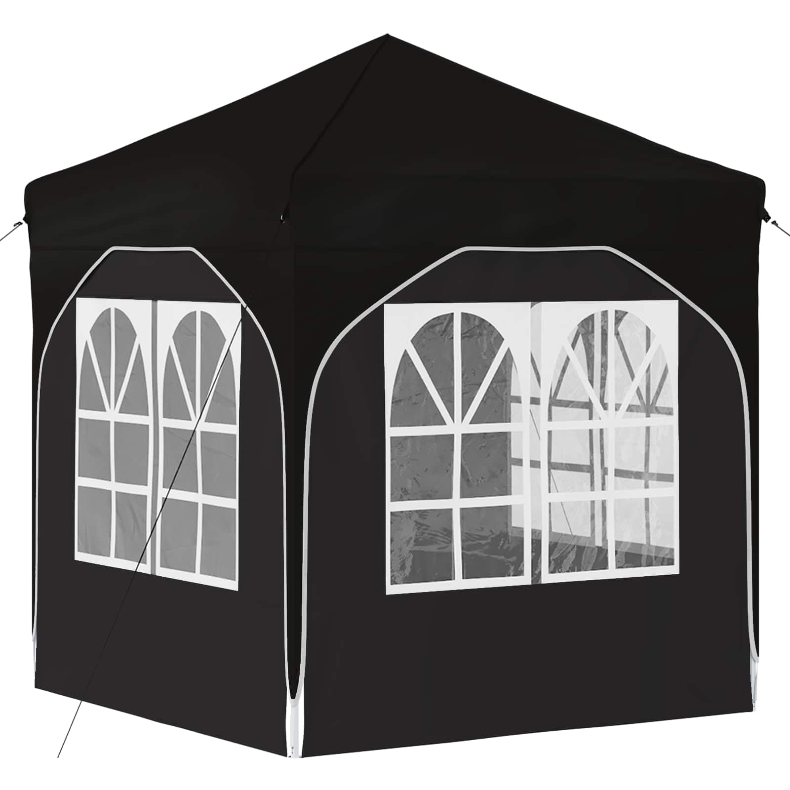 Namiot Pop-up 192 x 192 x 245 cm czarny