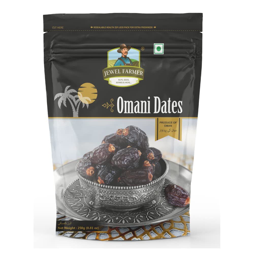 See full amazon price history chart for JEWEL FARMER Omani Dates with Dietary Fiber & Protein, Pack of Cholesterol Free Nutritious & Fresh Dried Khajoor (250g) JEWEL FARMER Omani Dates with Dietary Fiber & Protein, Pack of Cholesterol Free Nutritious & Fresh Dried Khajoor (250g) (B0C4967KXG) Amazon Price History, Amazon Price Tracker