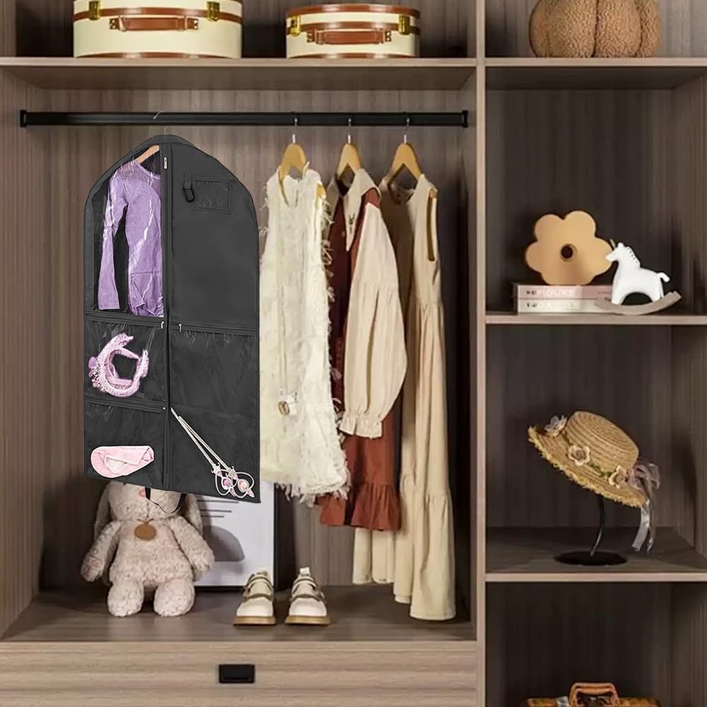 Bieiyhe - Borsa Portaabiti Per Bambini Con 5 Tasche, Impermeabile E Antipolvere, Ideale Per Viaggi E Gare - Foto 8