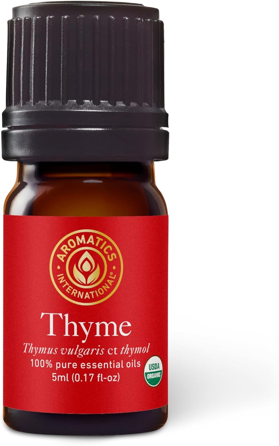 Aromatics International Premium Organic Thyme ct Linalool Essential Oil 18ml | 100% Pure Essential Oil for Diffusion & Aromatherapy