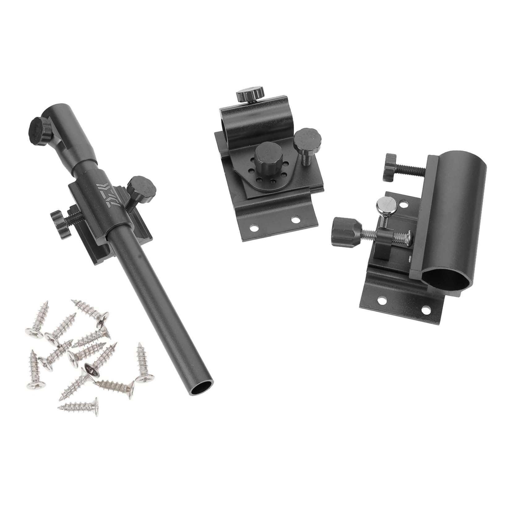 KOMBIUDA Fishing Pole Rack Holder Lure Box Umbrella Stand Anchor 3pc Fishing Tackle Set