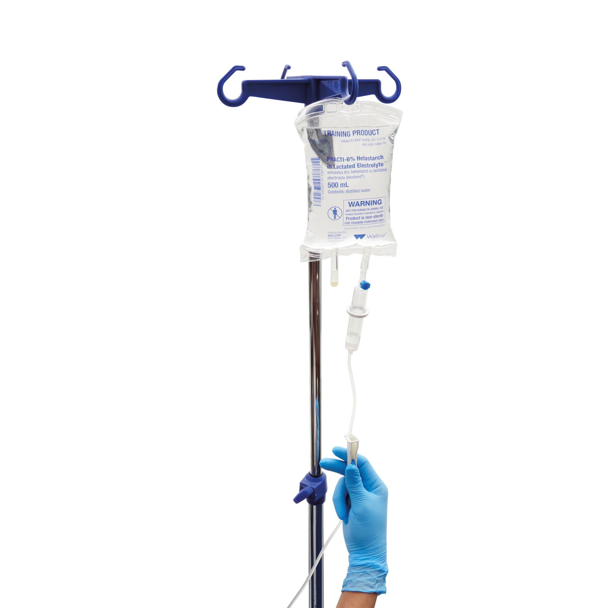 Practi-Hétastarch 6 pour cent en solution électrolytique lactée 500mL Poche IV 1 Poche – Produit simulé pour la formation médicale