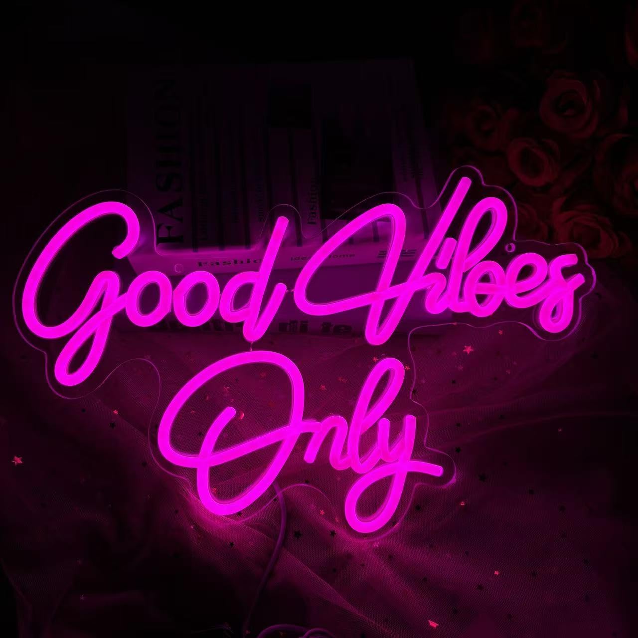Good Vibes Only Neon Sign Led Home Decor/Bar Sign/Night Lights