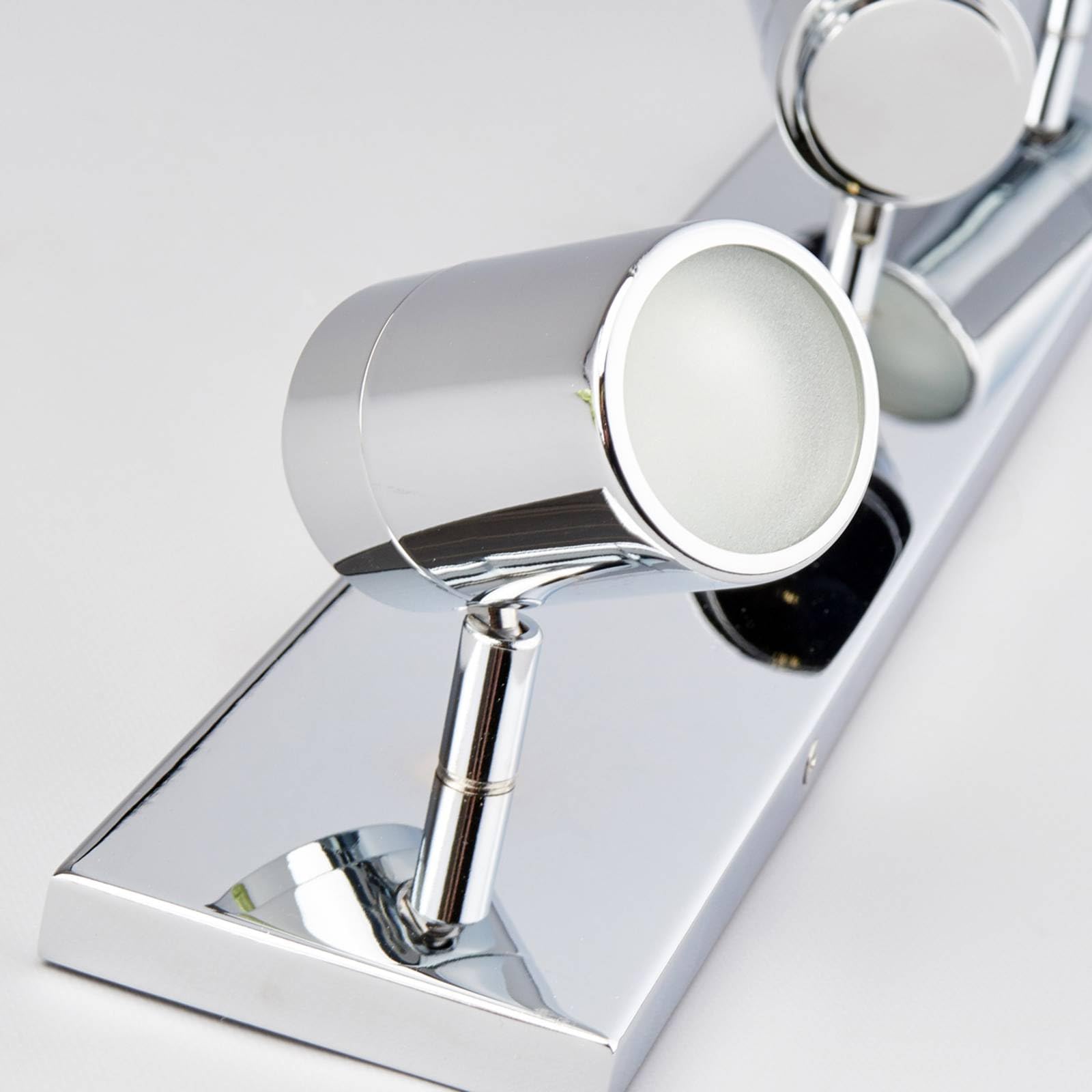 Lindby Deckenlampe Dejan (spritzwassergeschützt (Modern) in Chrom aus Metall (3 flammig, GU10) - Bad Deckenleuchte Lampe Badezimmerleuchte