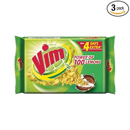 Vim Dishwash Bar - 200 g (Pack of 3)