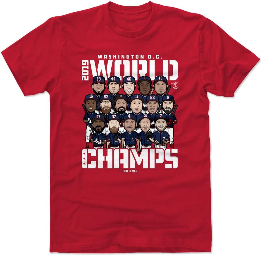 500 LEVEL Washington Shirt - Washington Baseball 2019 World Champs