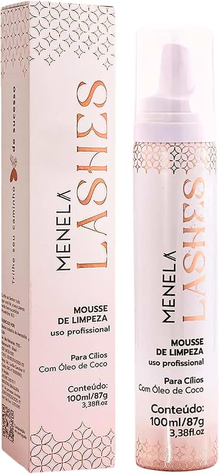Mousse de Limpeza para Cílios Menela Lashes 100ml